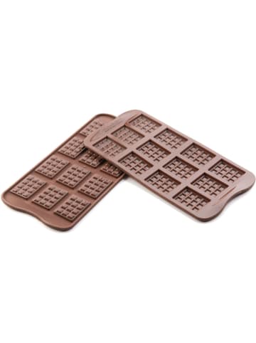 silikomart Siliconen chocoladevorm bruin - (B)24 x (D)11,2 cm