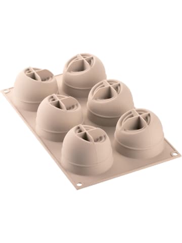 silikomart Silikon-Pralinenform in Beige - (B)34 x (T)18 cm
