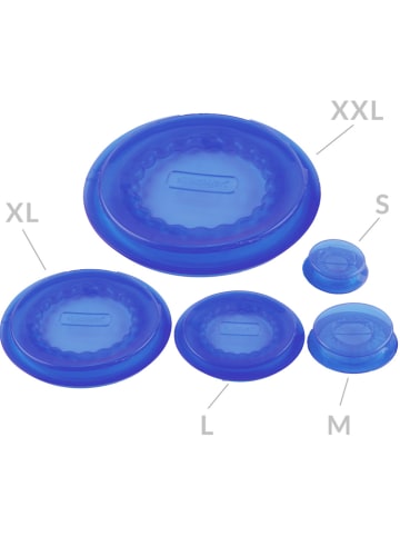 silikomart Silikonowa pokrywka w kolorze niebieskim - Ø 8 cm
