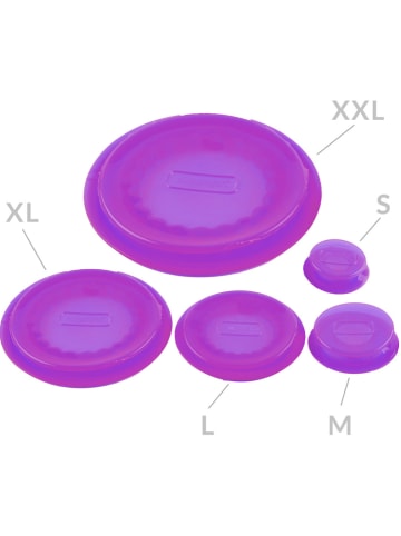 silikomart Siliconen vershouddeksel "L" paars - Ø 8 cm