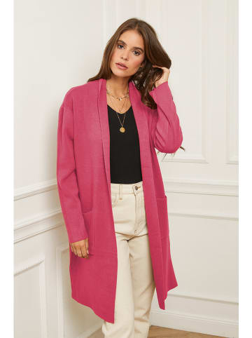 Soft Cashmere Kardigan w kolorze różowym