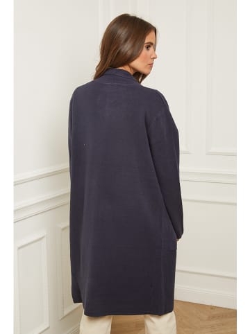 Soft Cashmere Vest donkerblauw