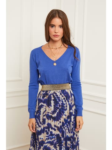 Soft Cashmere Pullover in Blau