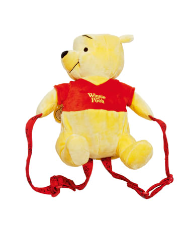 Winnie Puuh Plecak "Winnie" w kolorze żółto-czerwonym - wys. 30 cm
