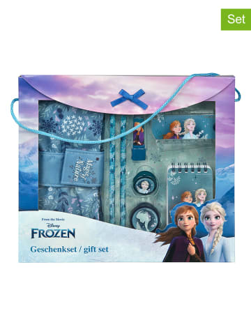 Disney Frozen 8-delige schrijfset "De IJskoningin" blauw