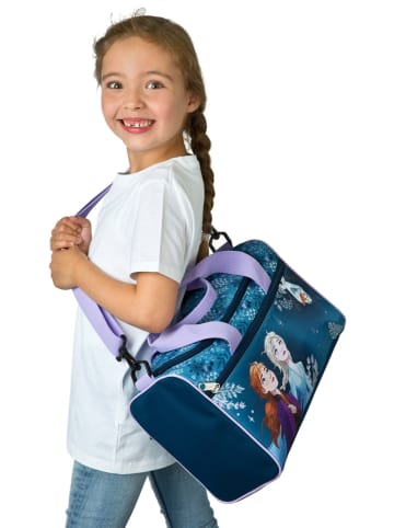 Disney Frozen Sporttasche "Die Eiskönigin" in Blau - (B)35 x (H)23 x (T)16 cm