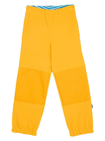 finkid Spodnie polarowe "Pilvi" w kolorze żółtym