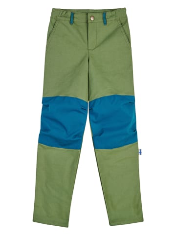 finkid Spodnie chino "Kikka Canvas" w kolorze zielonym