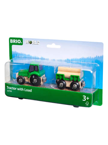 Brio Tractor met houten aanhanger - vanaf 3 jaar
