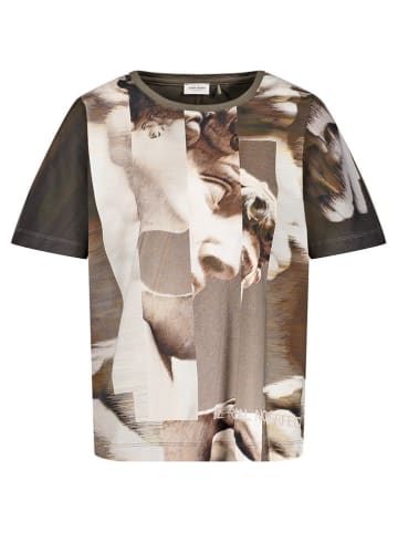 Gerry Weber Bluzka w kolorze khaki ze wzorem