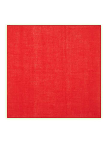 Perfect Cashmere Kaszmirowa chusta  "Suiza" w kolorze czerwonym - 56 x 56 cm