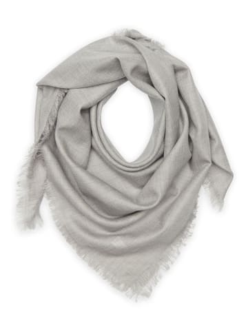 Perfect Cashmere Kasjmieren doek "Alcala" grijs - (L)90 x (B)90 cm