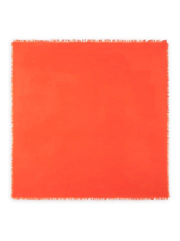 Just Cashmere Kasjmieren doek "Alquezar" oranje - (L)90 x (B)90 cm