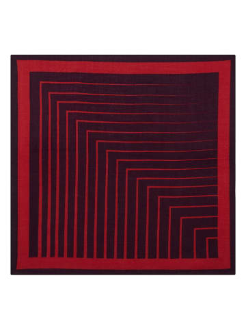 Perfect Cashmere Kaszmirowa chusta "Farel" w kolorze bordowym - 65 x 65 cm
