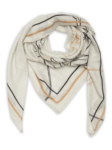 Perfect Cashmere Kaschmir-Tuch "Saga" in Hellgrau - (L)120 x (B)120 cm