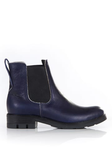 Zapato Leren chelseaboots donkerblauw