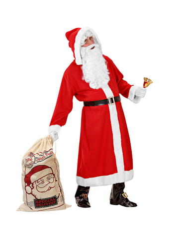 Widmann Worek "Santa Claus" w kolorze beżowo-czerwonym na prezenty - 50 x 80 cm