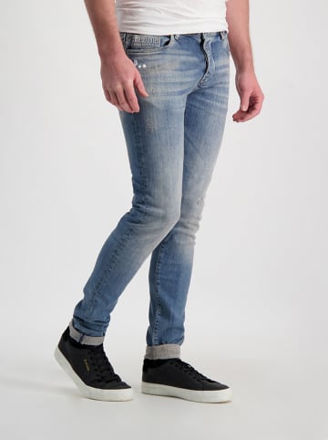 Cars Jeans Dżinsy "Hurricane" - Tapered fit - w kolorze błękitnym