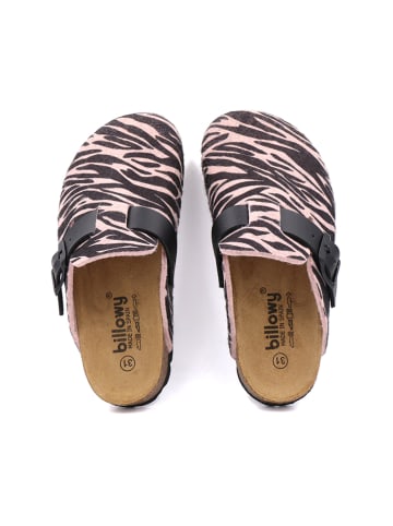 billowy Hausschuhe in Schwarz/ Braun