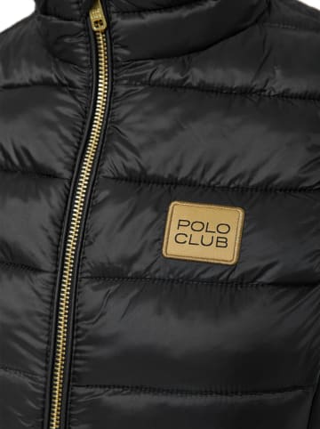 Polo Club Kamizelka pikowana w kolorze czarnym