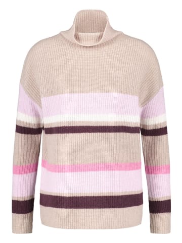 Gerry Weber Sweter w kolorze beżowo-różowo-brązowym