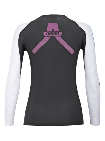 Arena Longsleeve in Schwarz/ Weiß