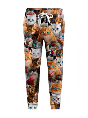 Mr GUGU & MISS GO Spodnie dresowe ze wzorem