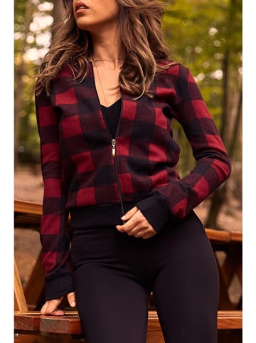 Jumeon Blouse rood/antraciet