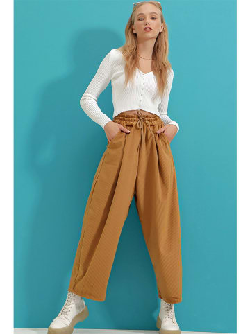 Chezalou Broek camel