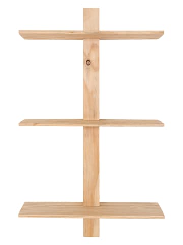 House Nordic Wandregal in Hellbraun - (B)50 x (H)83 x (T)15 cm