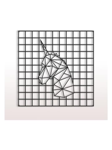 hippodino Dekoracja ścienna w kolorze czarnym - 50 x 50 cm