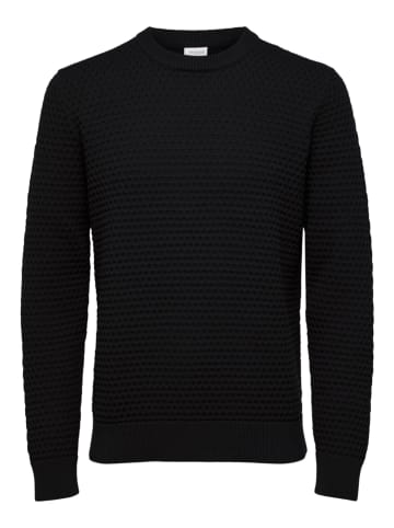 SELECTED HOMME Pullover "Remy" in Schwarz