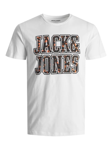 Jack & Jones Shirt "Neon Dot" wit