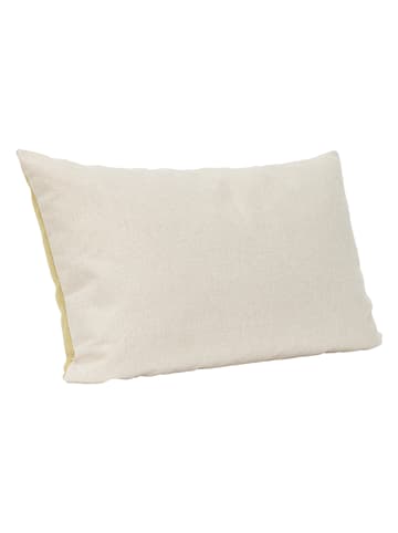 Hübsch Omkeerbare kussen beige/geel - (B)80 x (H)50 cm