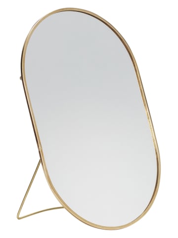 Hübsch Spiegel "View" in Gold - (B)16 x (H)25 cm