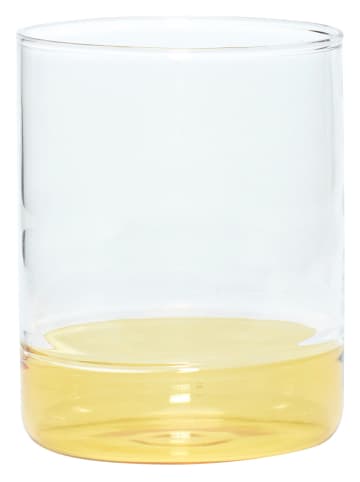 Hübsch Glas "Kiosk" in Gelb - 380 ml