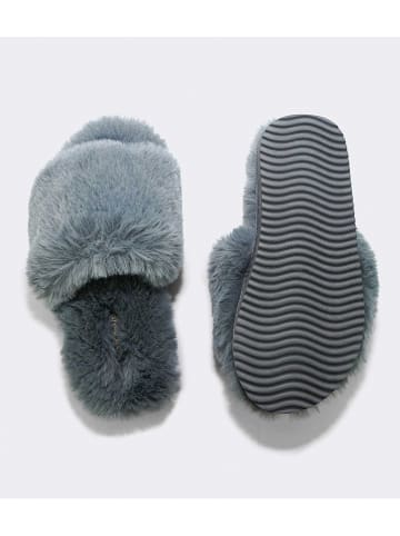 Flip Flop Hausschuhe in Dunkelblau