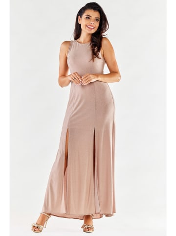 Awama Kleid in Beige