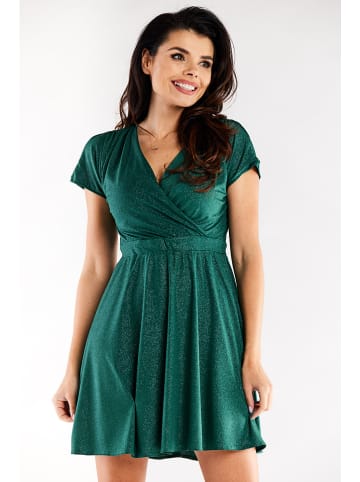 Awama Kleid in Dunkelgrün