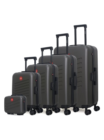 SWISS KOPPER 5-delige hardcase-trolleyset "Zurich" antraciet