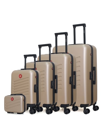 SWISS KOPPER 5-częściowy zestaw "Zurich" w kolorze beżowym