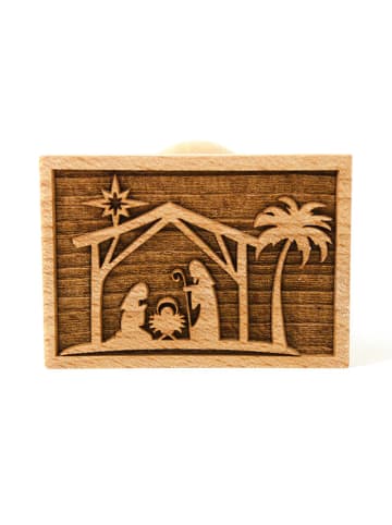 FOLKROLL Keksstempel "Nativity" in Natur