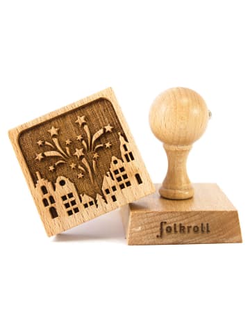 FOLKROLL Keksstempel "New Year" in Natur