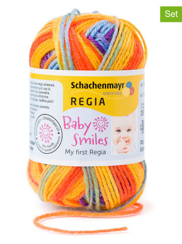 Schachenmayr since 1822 10er-Set: Wollgarne "My first Regia" in Gelb/ Orange - 10x 25 g