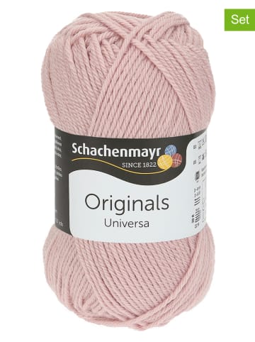 Schachenmayr since 1822 10er-Set: Wollgarne "Universa" in Altrosa - 10x 50 g