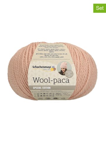 Schachenmayr since 1822 8er-Set:  Alpaka-Mixgarne "Wool-paca" in Rosa - 8x 150 g