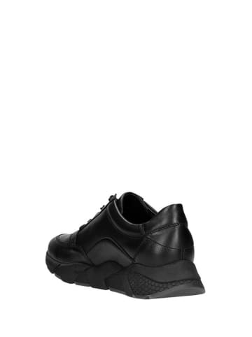 Wojas Skórzane sneakersy w kolorze czarnym