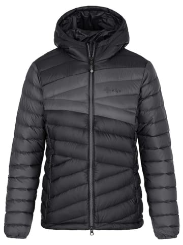 Kilpi Daunenjacke "Pyramiden" in Schwarz/ Anthrazit