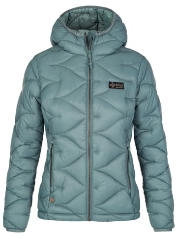 Kilpi Doorgestikte jas "Rebeki" turquoise