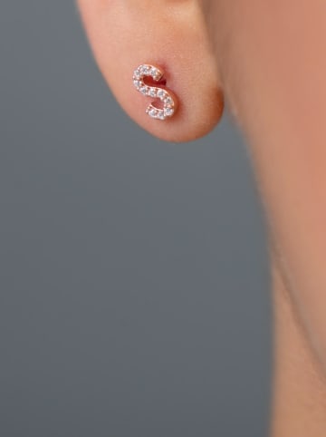 Heliophilia Zilveren oorstekers met edelstenen